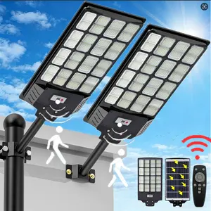 Solar Street Light Outdoor 3 Modes LED Motion Sensor safety wall lamp for garden, courtyard, parking lot, garage