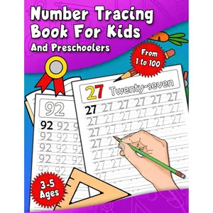 Number Tracing Book For Preschoolers 1-100: Learn To Write And Trace Numbers Workbook From 0 To 100 For Kids Ages 3-5 Year Old Learning Activities | ... & Girls (Handwriting Practice Collection) Paperback – October 15, 2021