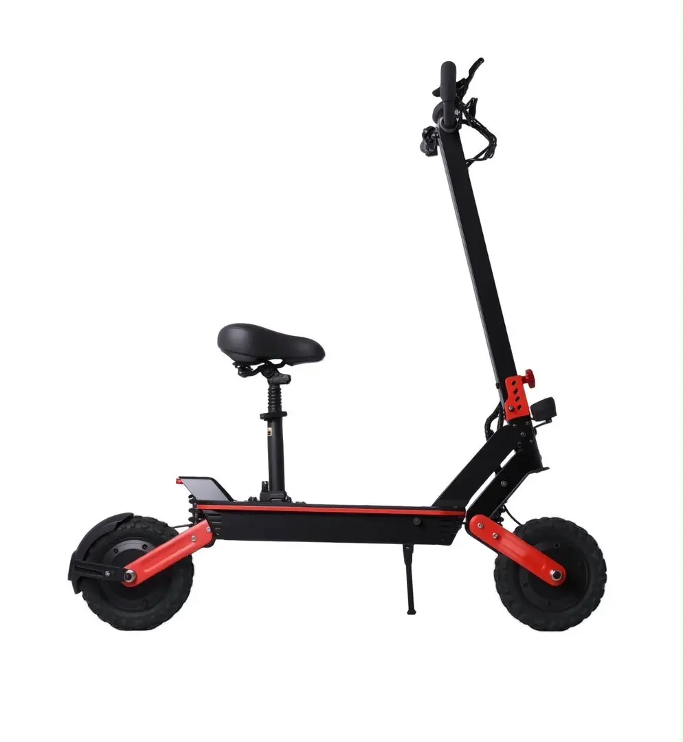 11" Off Road 6600W Dual Motor Electric Scooter, 56MPH 50Miles E-Scooter NFC/APP