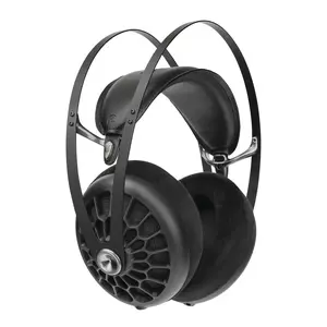 MEZE AUDIO 105 AER | Wired Over-The-Ear Lightweight Audiophile Open-Back Headphones | 50mm Dynamic Drivers | Low Impedance 42 Ohms | Cables and Carrying Pouch Included (Black)