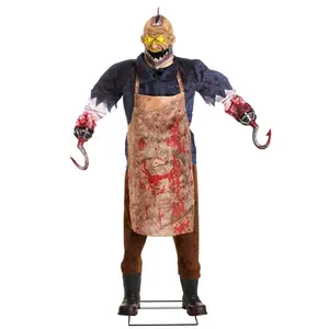 Animated Bloody Buzzhead Butcher Decoration