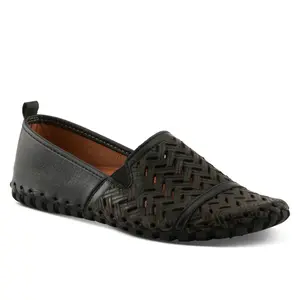 Spring Step Leather Slip-Ons - Kapri