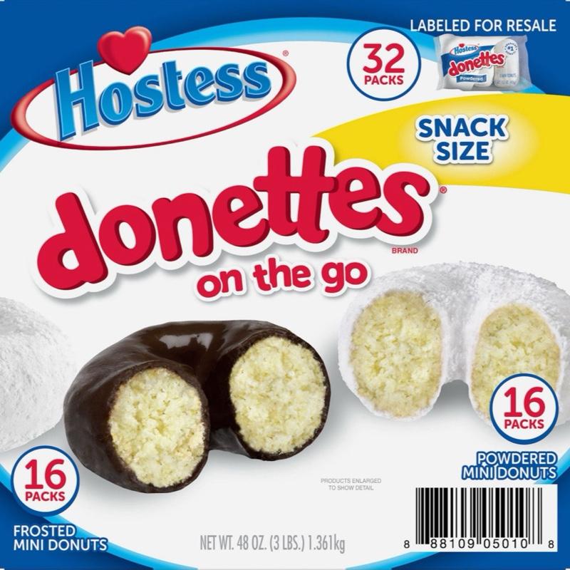 Variety Pack Donuts, Snack Size, 1.5 oz., 32 pk