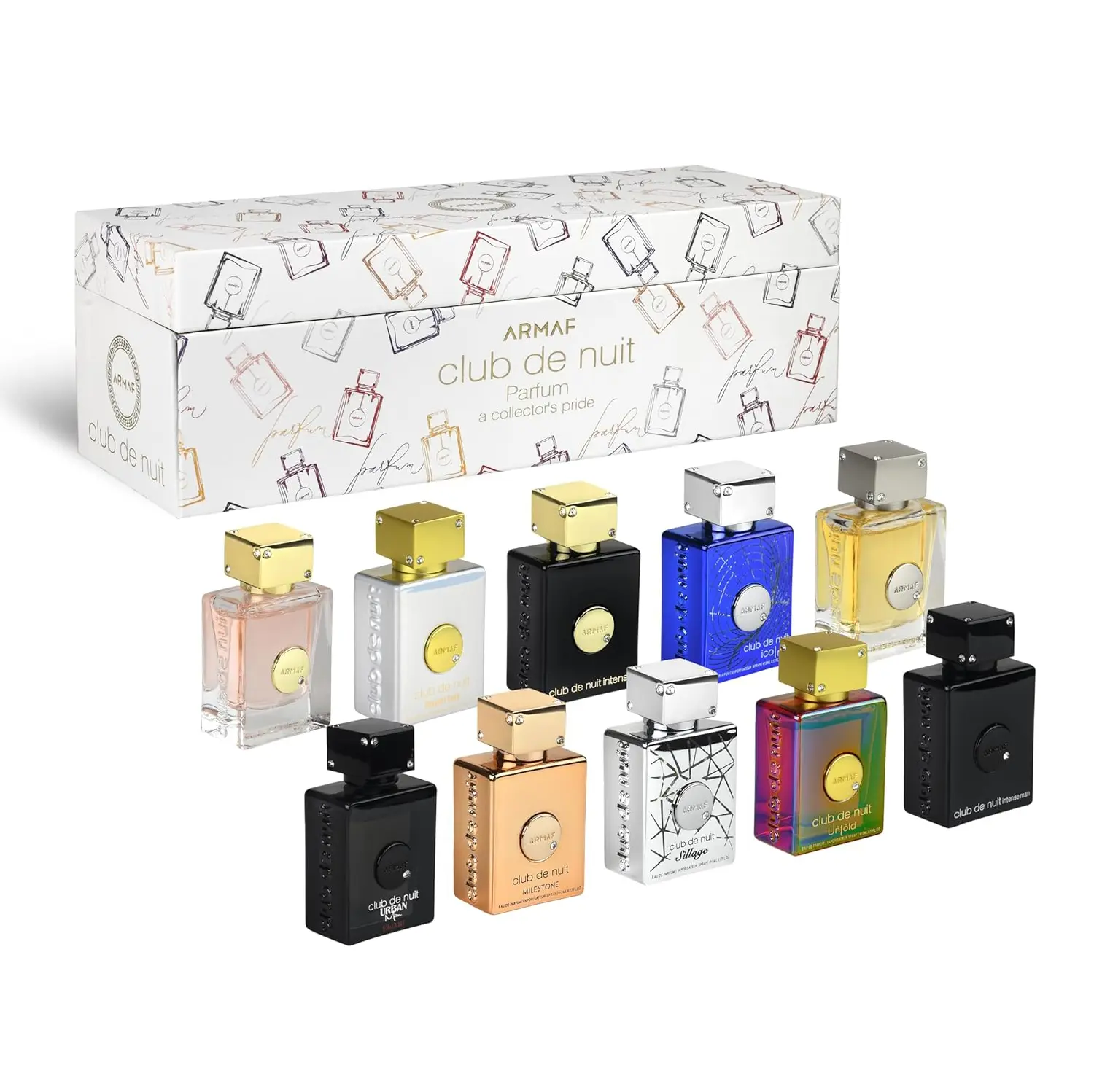 Armaf Club de Nuit Mini Gift Set | 5 ML x 10 PCS | Club De