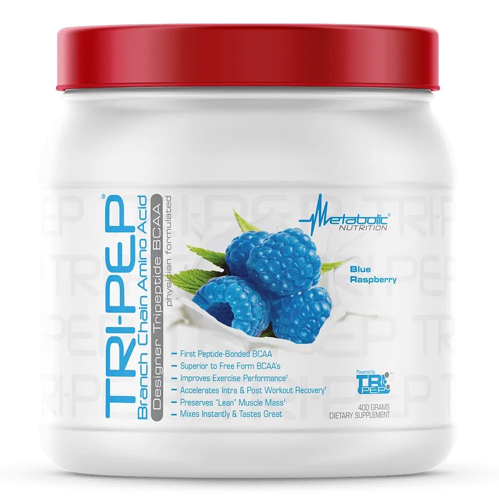 Tri-Pep by Metabolic Nutrition - 400g / 40 Servings Branch Chain Amino Acids - 6 Delicious Flavors