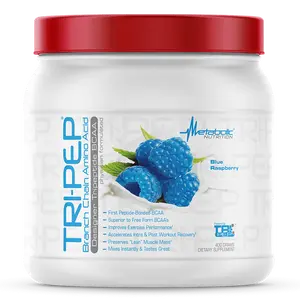 Tri-Pep by Metabolic Nutrition - 400g / 40 Servings Branch Chain Amino Acids - 6 Delicious Flavors
