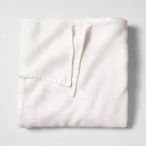King Micro Waffle Bed Blanket White - Casaluna