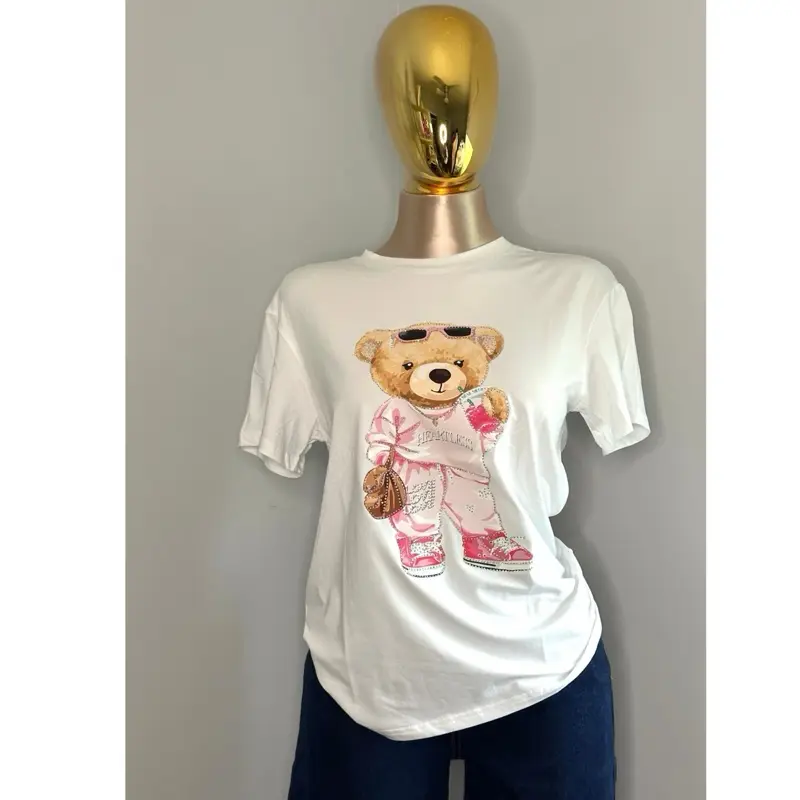 Rhinestone teddy bear t-shirts