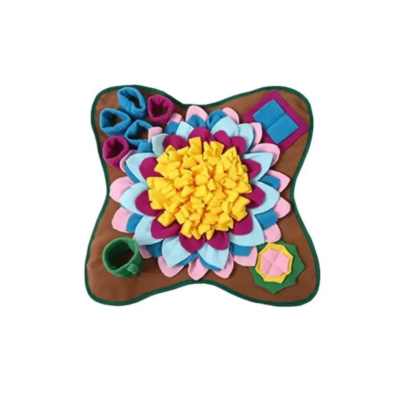 Pet Sniffing Training Mat Dogs Cats Educational Stress Relief Bite Resistant Slow Food Mat Pets Eco-Friendly Training Blanket booteely