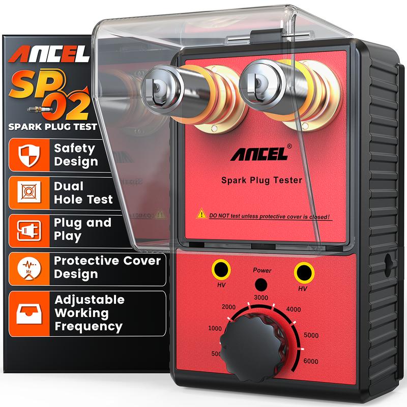 ANCEL SP02 Spark Plug Tester Automotive Engine Ignition Coil Tester ...