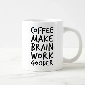 Work Gooder Mug Funny Coffee Cup Perfect Gift for Friends Coworkers or Students