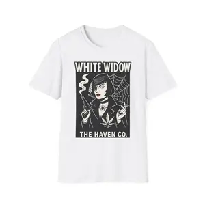 White Widow – Femme Fatale Strain Tee Cotton Top