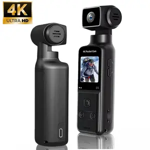 4K Action Digital Camera, Vlogging Camera, 1.33" Screen 270 Degrees Rotate WiFi Transmission Record, Lightweight Portable Sport Motion Camera
