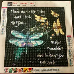 Completed diamond art paintings