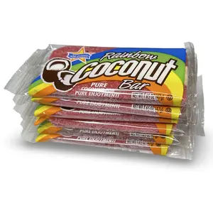 Nostalgic Candy Rainbow Chewy Coconut Bars, 1.65 Oz, Pack of 6 Nostalgic Candy Rainbow Chewy Coconut Bars, 1.65 Oz, Pack of 6