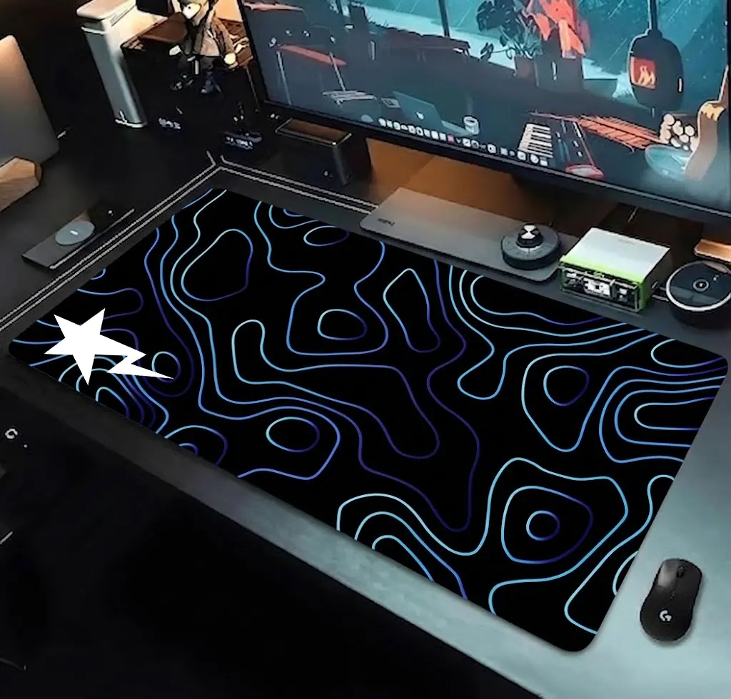 Trendy Black Camo XXL Hypebeast Desk Mat Keyboard Mouse Pad E-Sports Desk Mat Desk Decor for Gamers Boys' Rooms Gift large mousepad – FASTSHIPPING