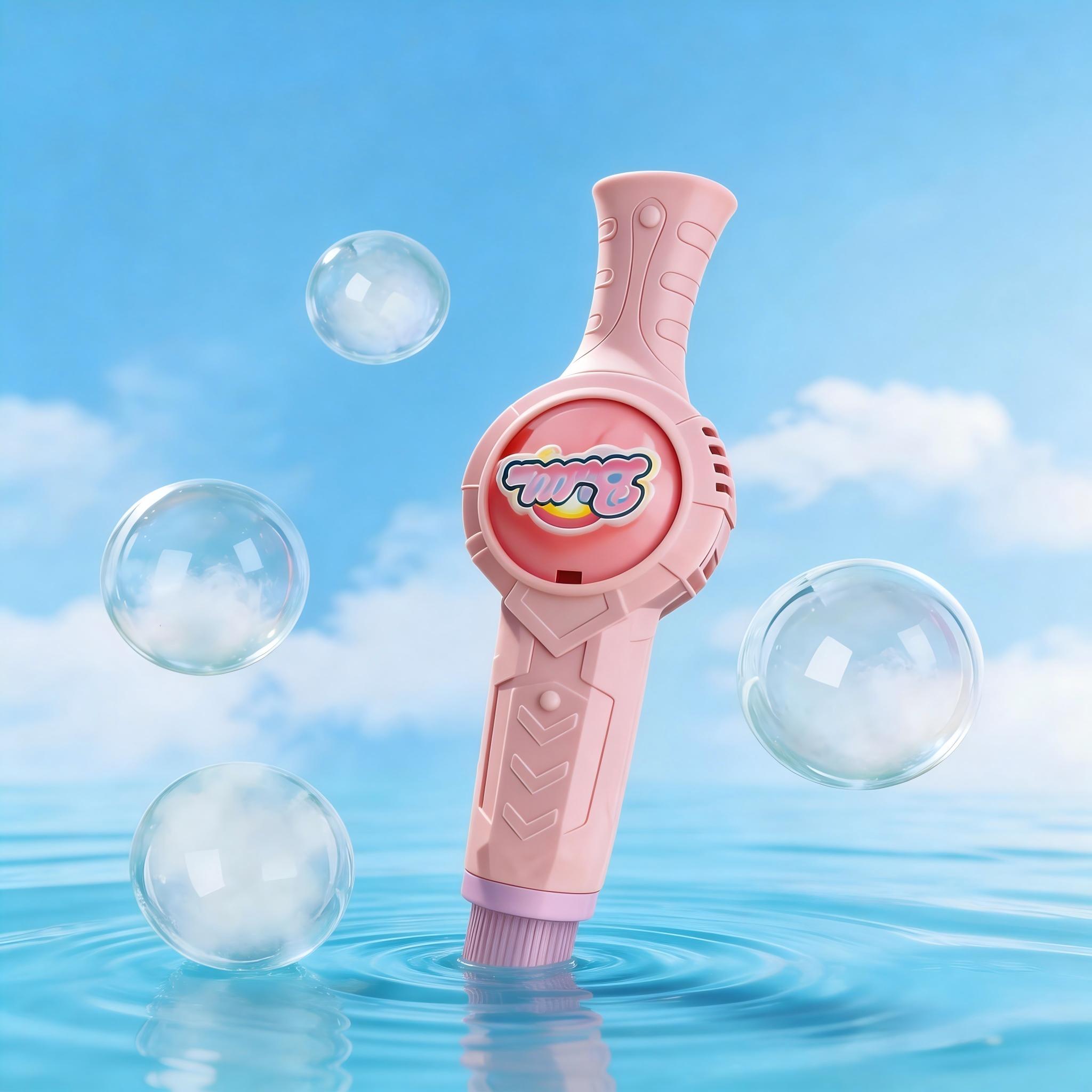 Amazing smoke bubble maker,rechargeable automatic electric smoke bubble machine,interactive STEM toy with colored lights and music,perfect for parent-child interaction,outdoor summer games,birthday gifts for boys and girls,and parties and beaches.