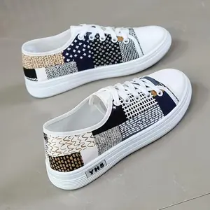 Women'sFashionLeopardPrintShoes,Low-topLightweightFlatSneakers,CasualLace-upVersatileOutdoorSportsShoes,SpringCollection,SimpleToeGirlaircushioncomfortwhitebreathablesneakersleopardsneakersathleticfootwearsize35shoes