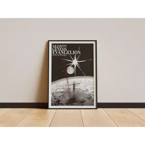 Neon Genesis Evangelion Poster Print, Evangelion Poster, End Of Evangelion, Neon Genesis Art