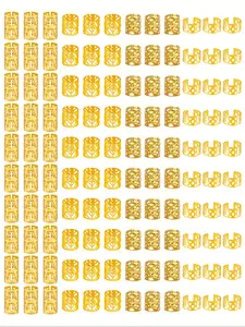 80pcs Alloy Hair Jewelry for Braids, Multi-Style Geometric Hair Cuffs, Adjustable Metal Braids Rings, Non-Piercing Ear Clips for Women & Girls