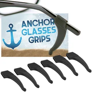 Anchor Glasses Grips - 3 Pack - Anti Slip Eyeglass Holder Ear Grip Sunglasses Retainer Temple Tip Reading Glasses Holder