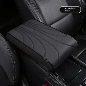 The new car armrest box comes with an added pad for elbow rest, modified central armrest that is extended and thickened.