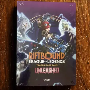 Riftbound Unleashed Vault Trading Card Box, Official TCG Sealed Box.