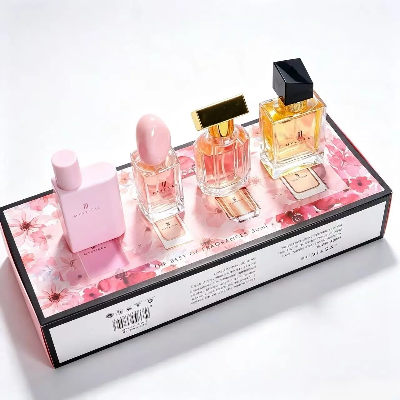 Mystical Woman Pheromone Perfume Set | 30mlx4  Portable Pastel Mini Bottles |  Lychee, raspberry, mandarin ,peony, magnolia, jasmine , muskand cedarwood |colognes，perfumes para mujer，pheromone perfume，vanilla perfumes,perfume for women
