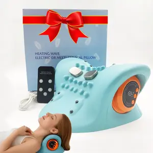 1pc Neck Massager, Wireless Electric Heating Massager, Portable Massager with Heat and Comfortable Stretching - Adjustable Intensity for Neck and Shoulder Relaxation at Home, Neck & Shoulder Massager Body Massage, Portable Neck Relaxer