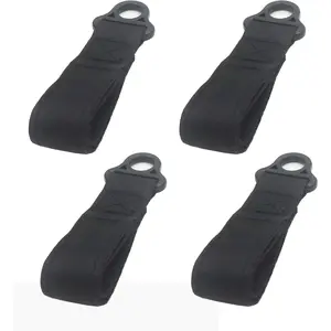 Heavy Duty Belt Connectors - 4 Pack With Loop and Suspender Attachments