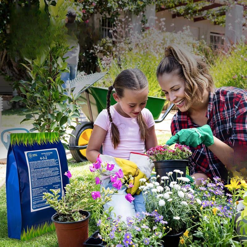 Supply Solutions 4-3-2 Nutri-Proganic Granular Fertilizer 10 Pounds - Slow Release Formula for Vegetable Garden Fruit Trees & House Plants - All Purpose Chicken Manure Fertilizer for Indoor & Outdoor Crops