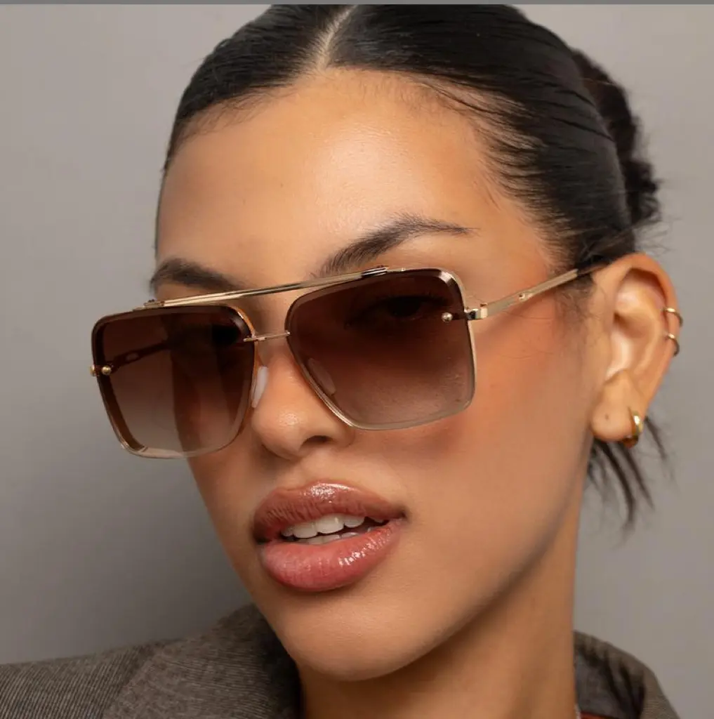 Bella Coffee - E Free Aviator Glasses