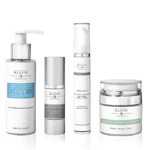 KLEEM ORGANICS | Hydration & Glow Skincare Set – Gentle Cleanser, Vitamin C Serum, Eye Cream & Moisturizer · Moisturizing · Nourishing · Dewy Hydrate · Lightweight Daily Routine for All Skin Types · Winter Moisture Care