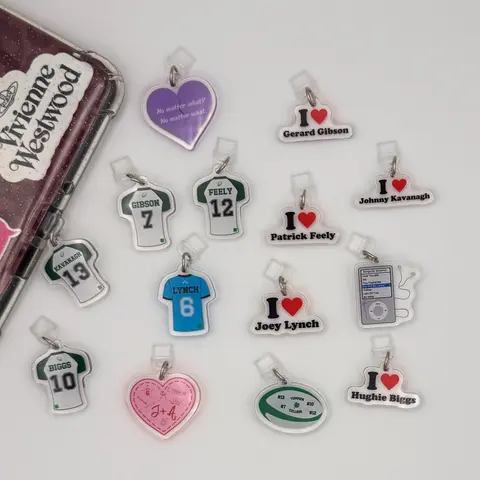 Kindle Charms | Rugby Inspired | Kindle Accessories | Bookish Gift | Dust Plug | Phone Charm