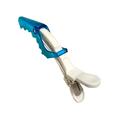 MORE FACE Basic Colorful Plastic Flat Female Alligator Hair Clips - 0.5 Inch Teeth, Double-Hinged Design, Lightweight, Professional Salon Hairdressing Grippers, Hair Clips for Styling