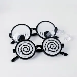 Round-frame Funny Eye-turning Stun Glasses Decoration Party