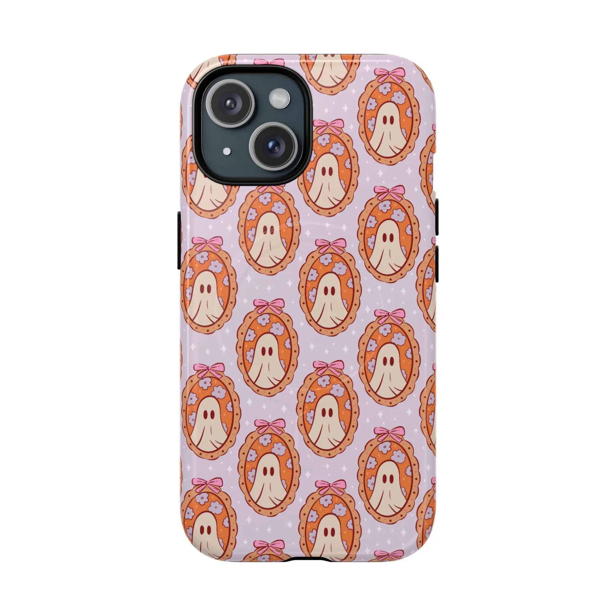 Cute Ghost Pattern Phone Case | Tough Magnetic Case