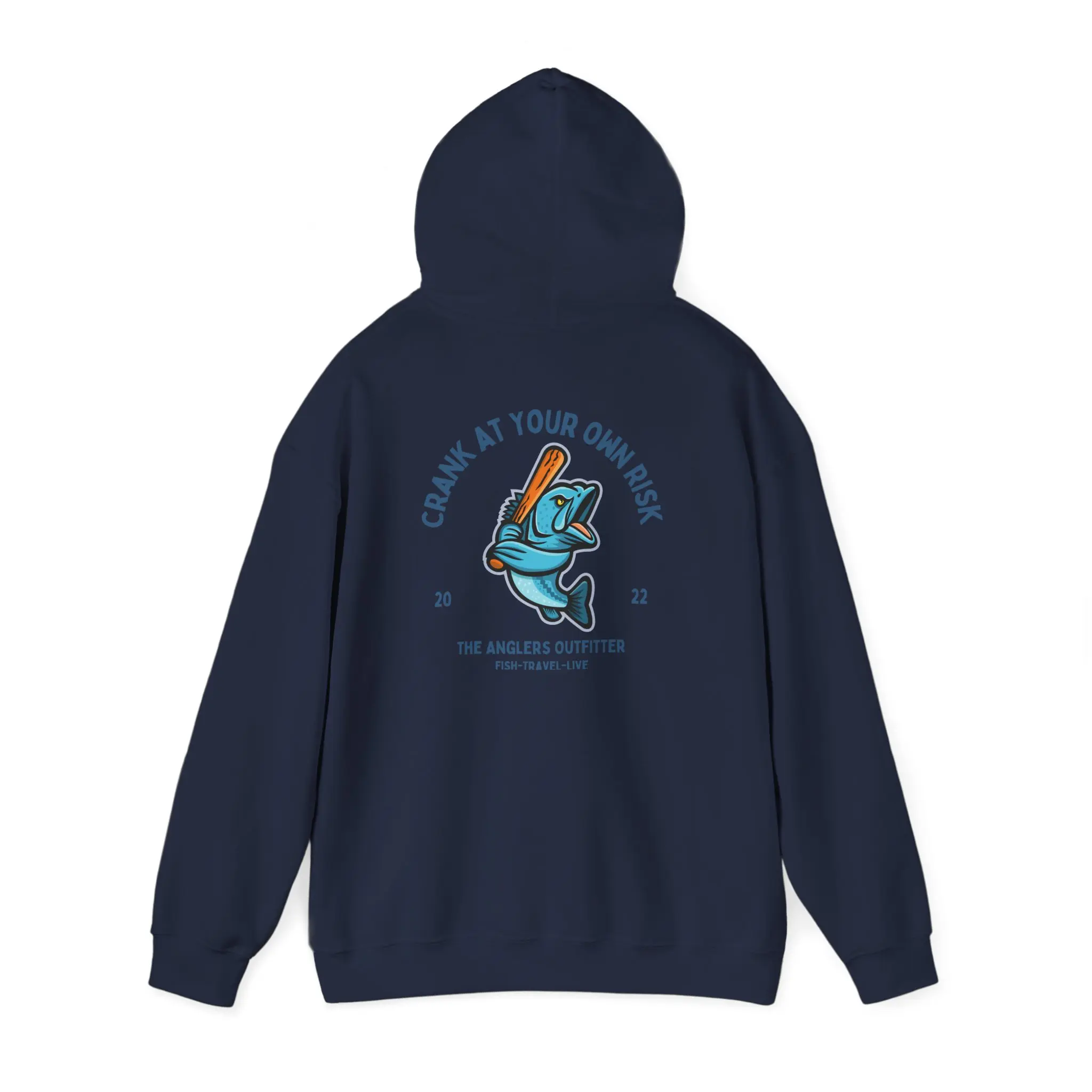 Funny Bass Fishing Hoodie for Men, Baseball Bat and Bass Sweatshirt, Largemouth Angler Pullover, Fishing Gifts for Dad