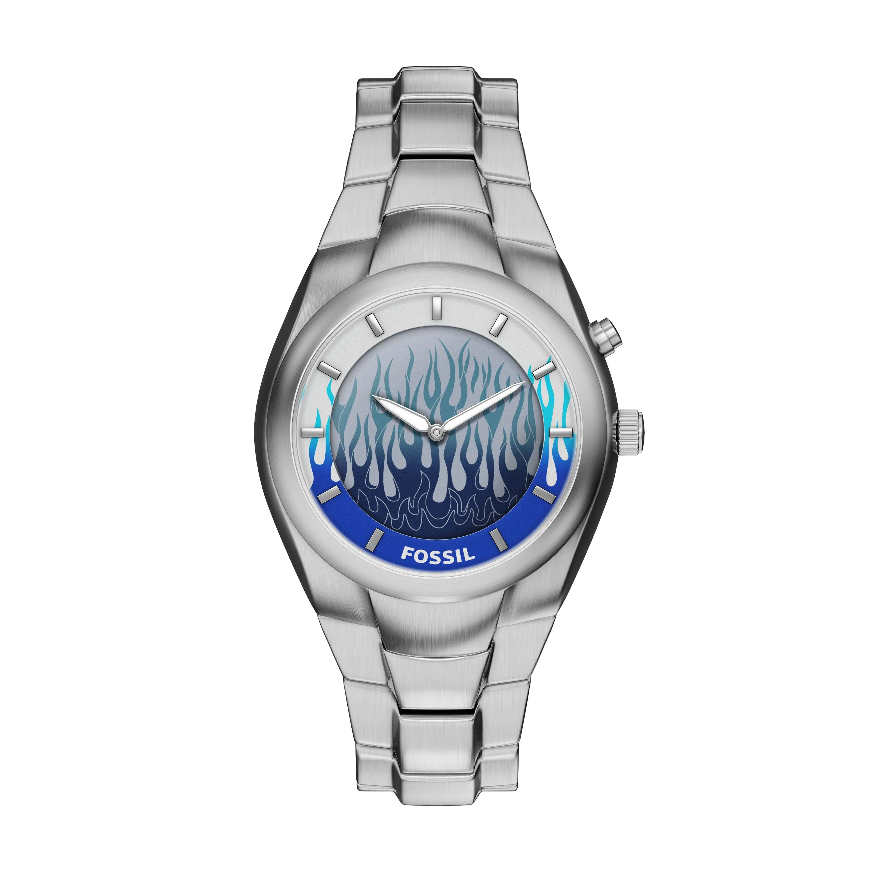 Fossil Men's Y2K Big Tic 40MM Stainless Steel Watch