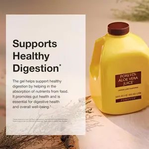 Forever Living Aloe Vera Juice Lemon Lime Flavor 1L Each / Pure Inner Leaf Gel Supports Digestion Immunity No Preservatives Beverage