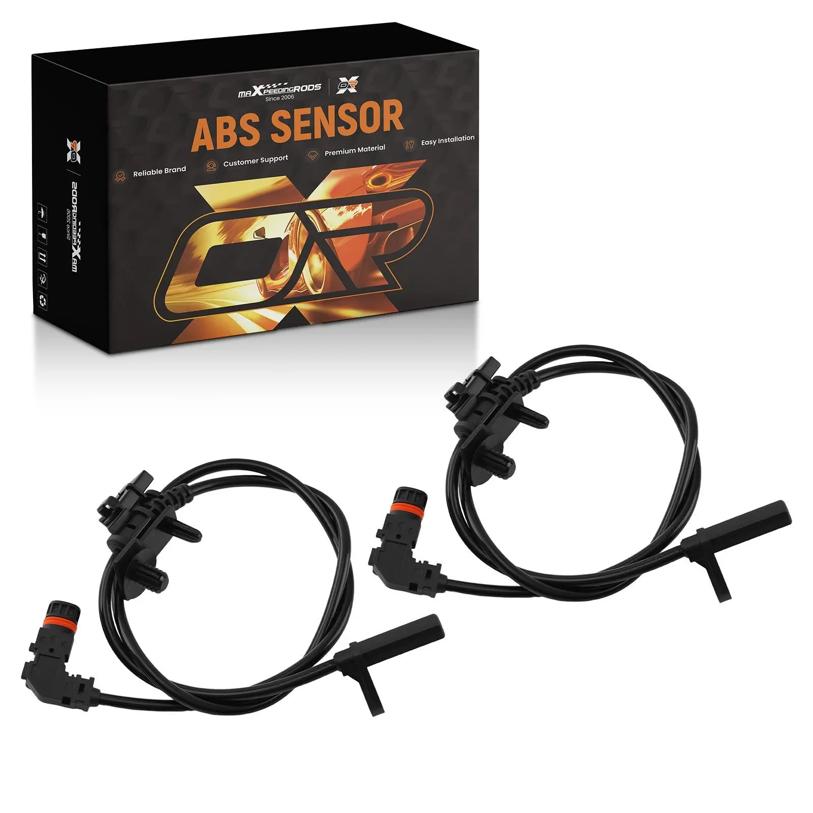 maXpeedingrods 2X ABS Speed Sensor Set, Front Left-Right Compatible for Dodge Magnum, Charger 2005-2010, OE Part Number 4779244AB