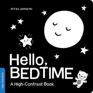 USED-Hello, Bedtime: A Perfect High-Contrast Black-And-White Board Book for a Baby Shower Gift to Newborns and Babies by Duopress Labs (Board book)