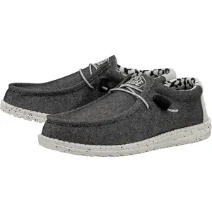 Hey Dude Mens Wally Stretch Loafer - Opal Black HD40022-1HX