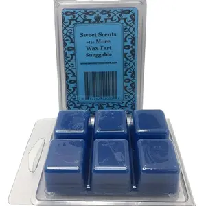 Home Decor Candles: Clam Shell Wax Tarts For Oil Warmers - 4oz 6 Cubes Long Lasting Tarts