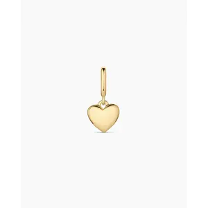 gorjana – Amour Helium Heart Parker Charm – 18K Gold-Plated Heart Charm – Lightweight & Versatile Jewelry