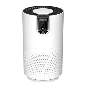 Aromatherapy Air Purifier for Home Bedroom, 3-in-1 Filter with Essential Oil Tray, 4 Color Ambient Night Light, Quiet Sleep Mode for Dust Pet Dander Smoke Odor