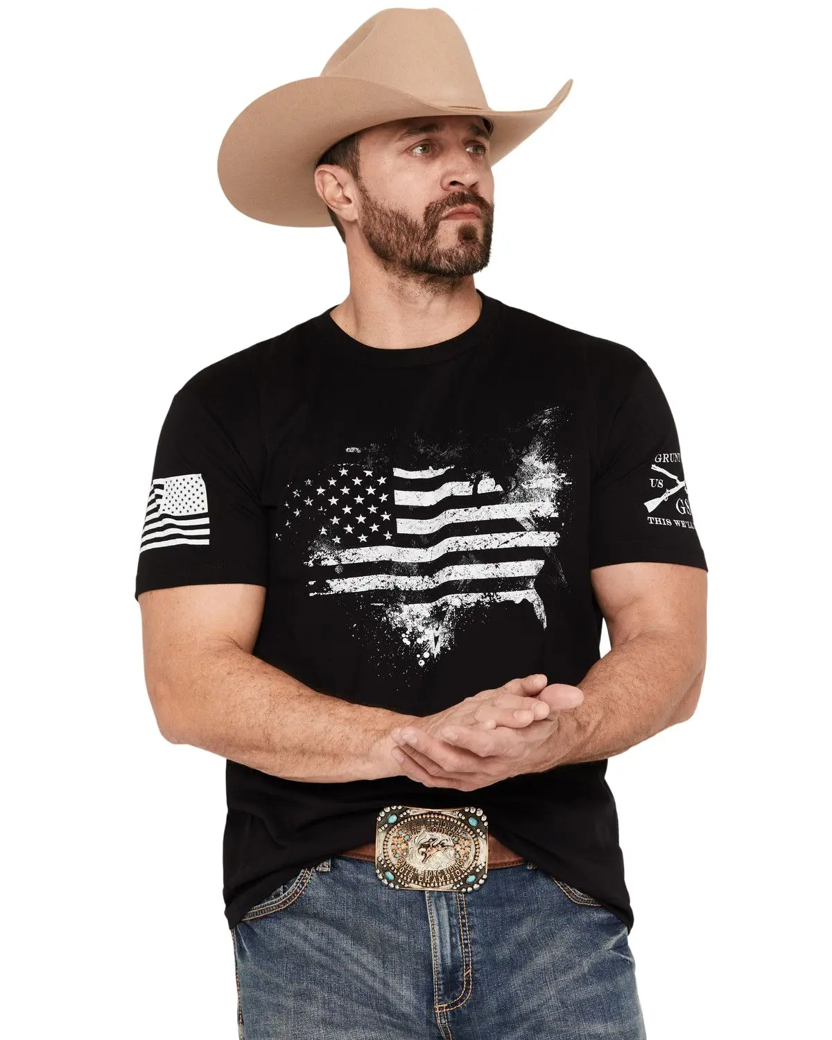 Grunt Style Men's Men'S American Acid Short Sleeve Graphic T-Shirt - Gs2969