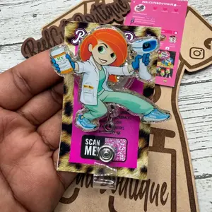 Pharmacy Possible Acrylic Badge Reel - Nurse, Healthcare ID Clip