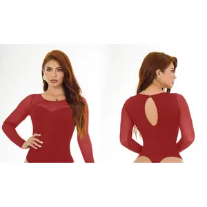 5001 Basic Bodysuits control thong Body's con faja de mediana compresion Pantyblusa Womenswear Compression