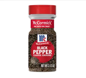 McCormick Coarse Ground Black Pepper, 3.12 oz